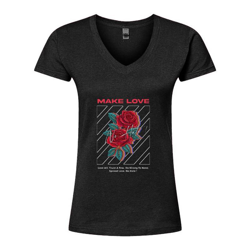 Make Love V-Neck T-Shirt