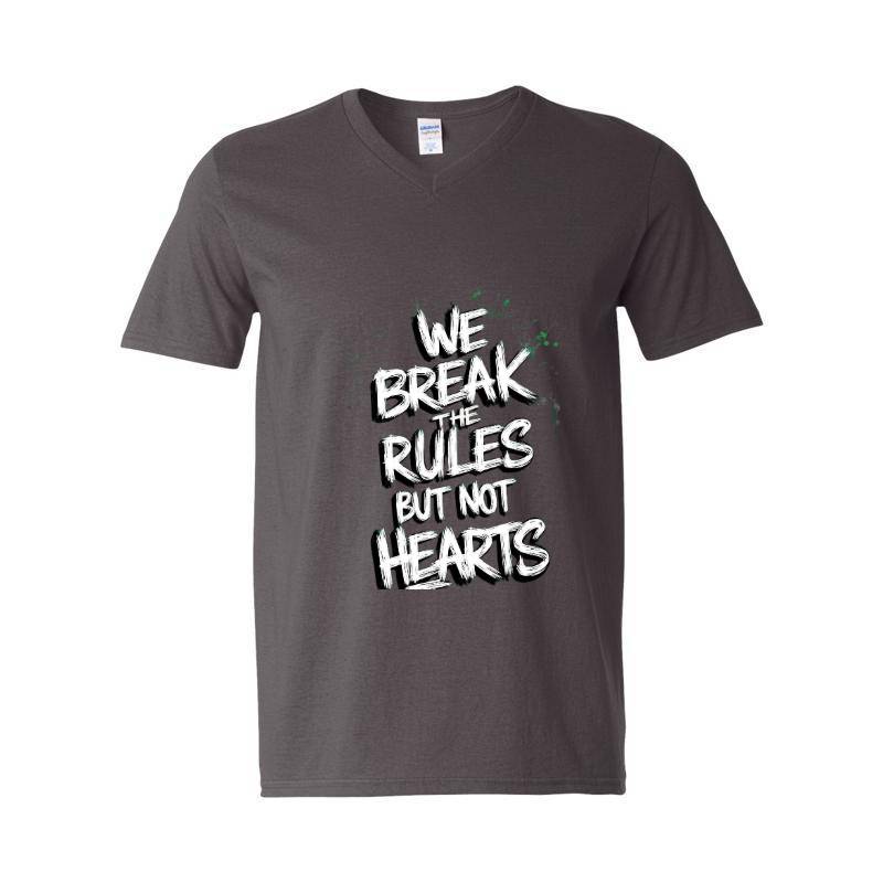 Break The Rules V-Neck T-Shirt