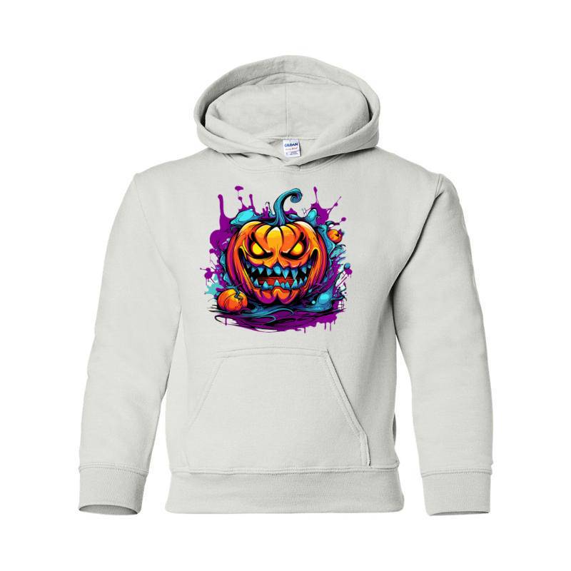 Halloween Pumpkin Hooded Sweatshirt