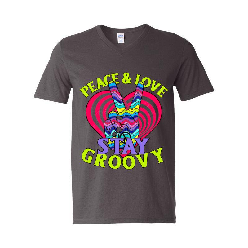 Peace Love V-Neck T-Shirt