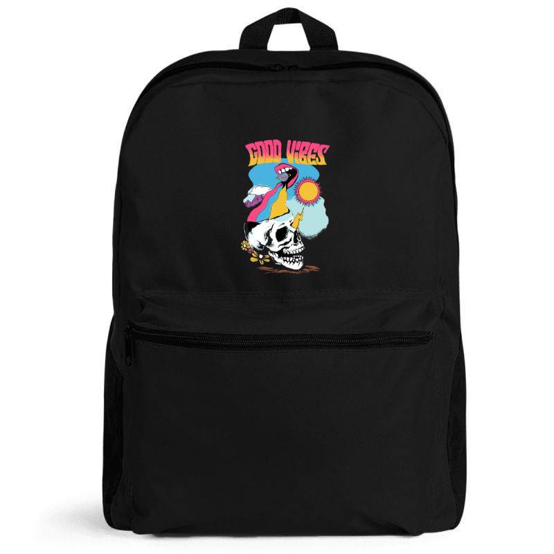 Good Vibes Skull Backpack