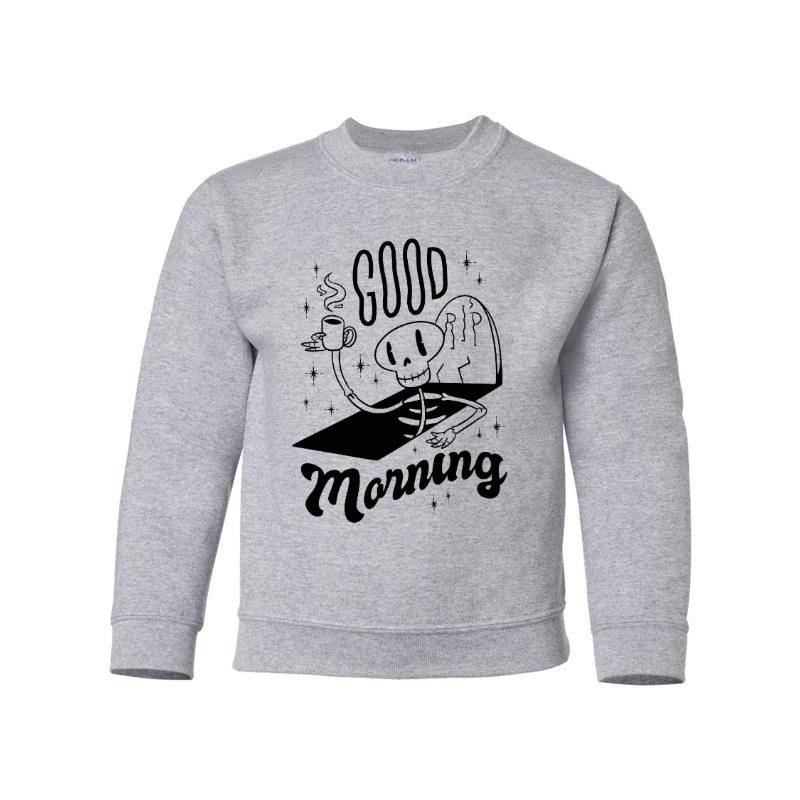 Good Morning Youth Crewneck Sweatshirt 