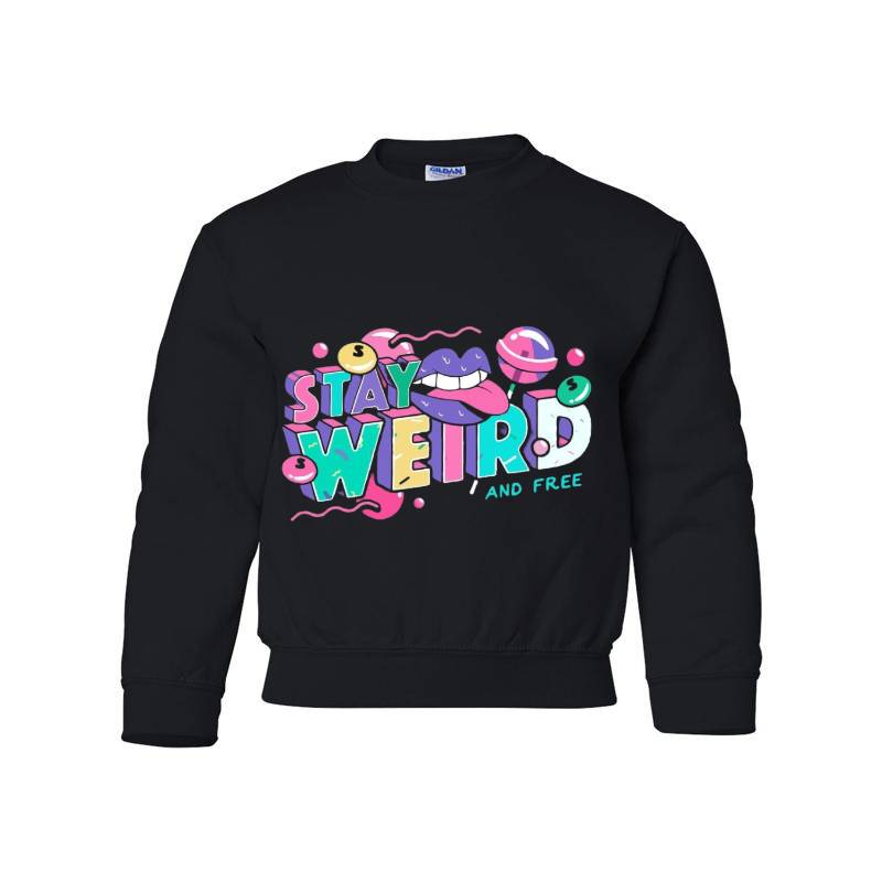 Stay Weird Youth Crewneck Sweatshirt 
