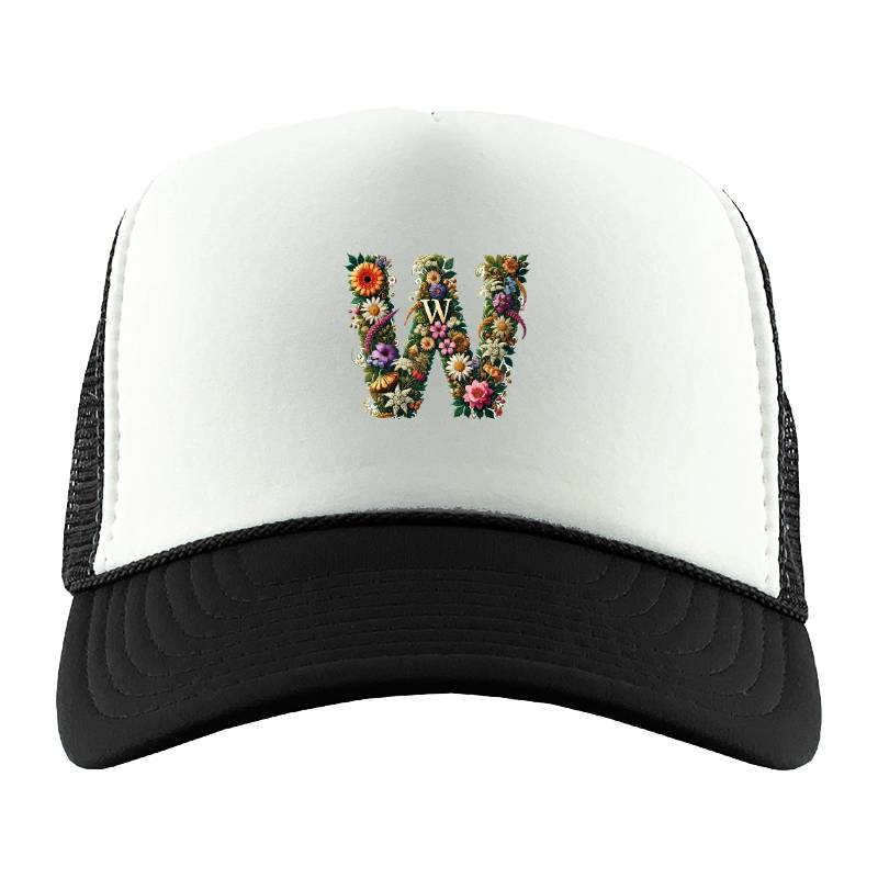 Letter W Trucker Hat
