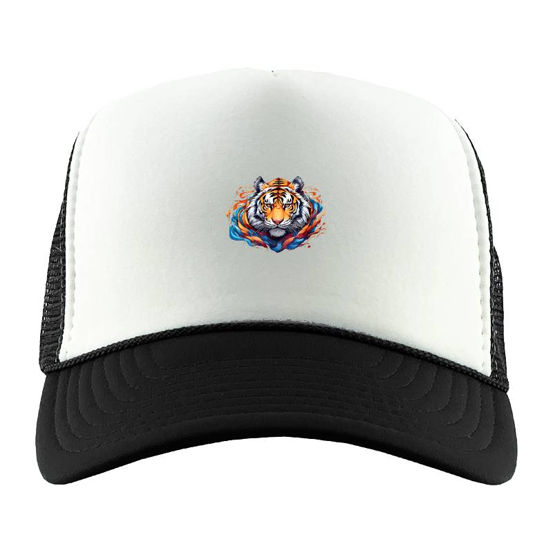 Tiger Head Trucker Hat