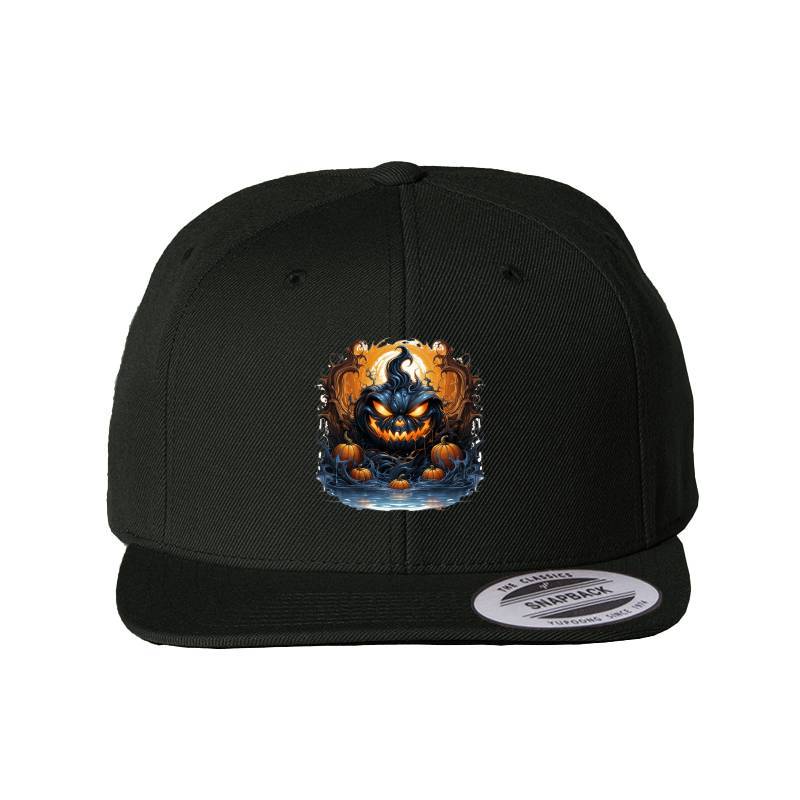 Scary Pumpkin Snapback Cap