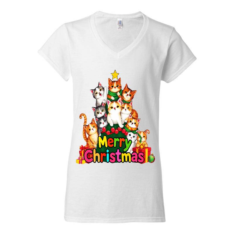 Merry Christmas V-Neck T-Shirt