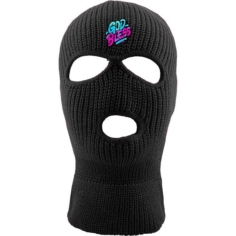 God Bless Three hole mask