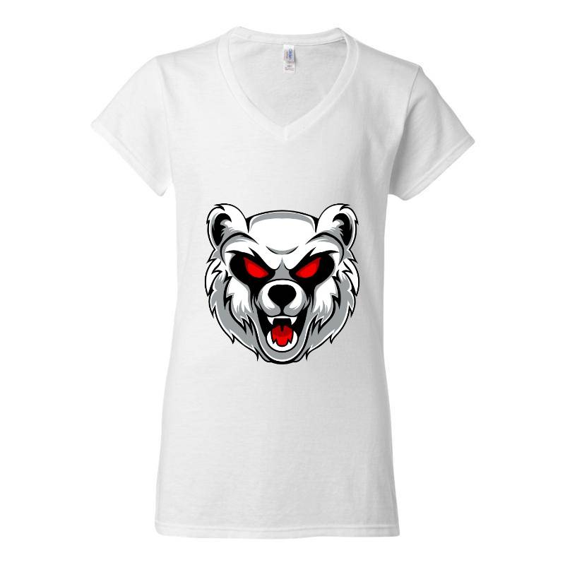 Wild Panda V-Neck T-Shirt