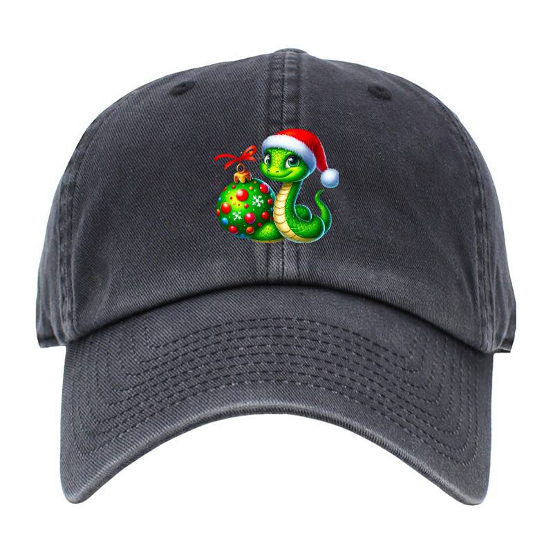 Christmas Snake Baseball Cap