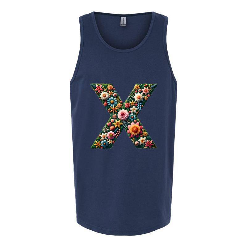 Letter X Tank Top T-Shirt