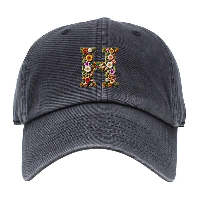 Letter H Baseball Cap
