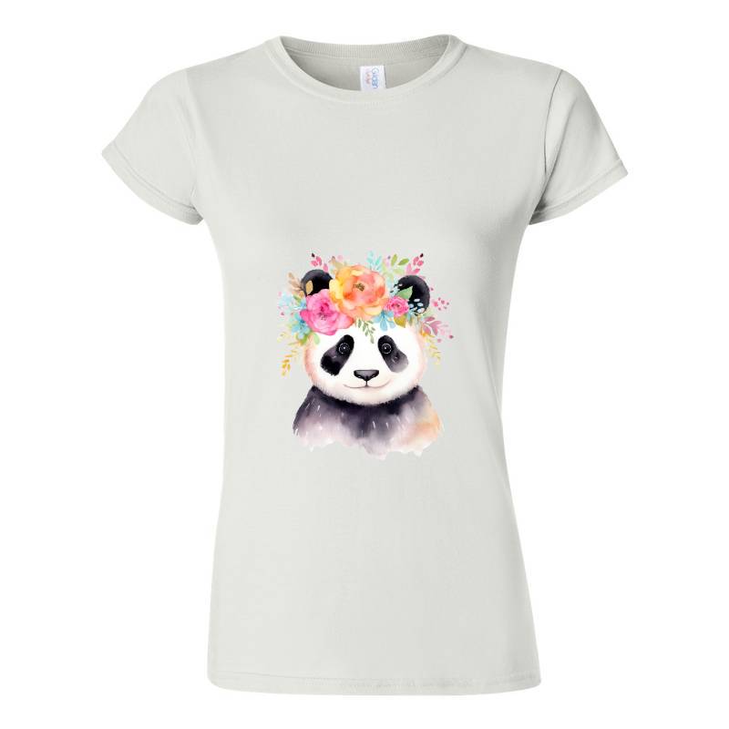 Panda with flowers T-Shirt