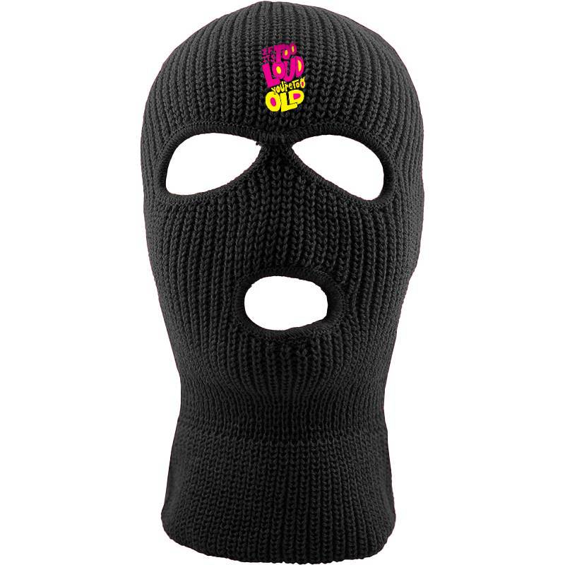 Too Loud Three hole mask