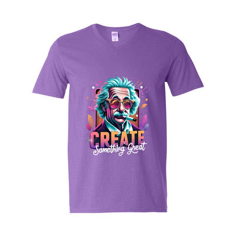 Create Something Great V-Neck T-Shirt