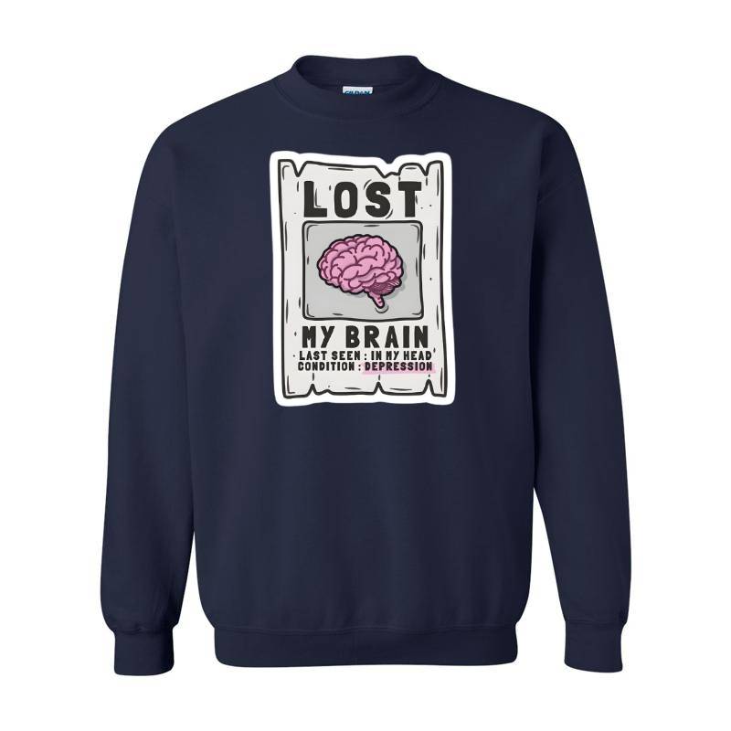 Lost My Brain Crewneck Sweatshirt 