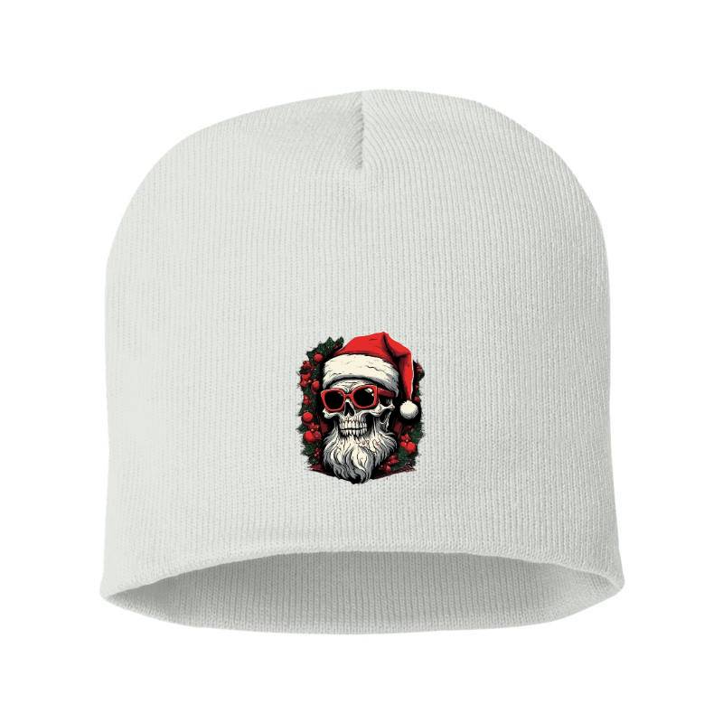 Skull Snat Claus Beanie