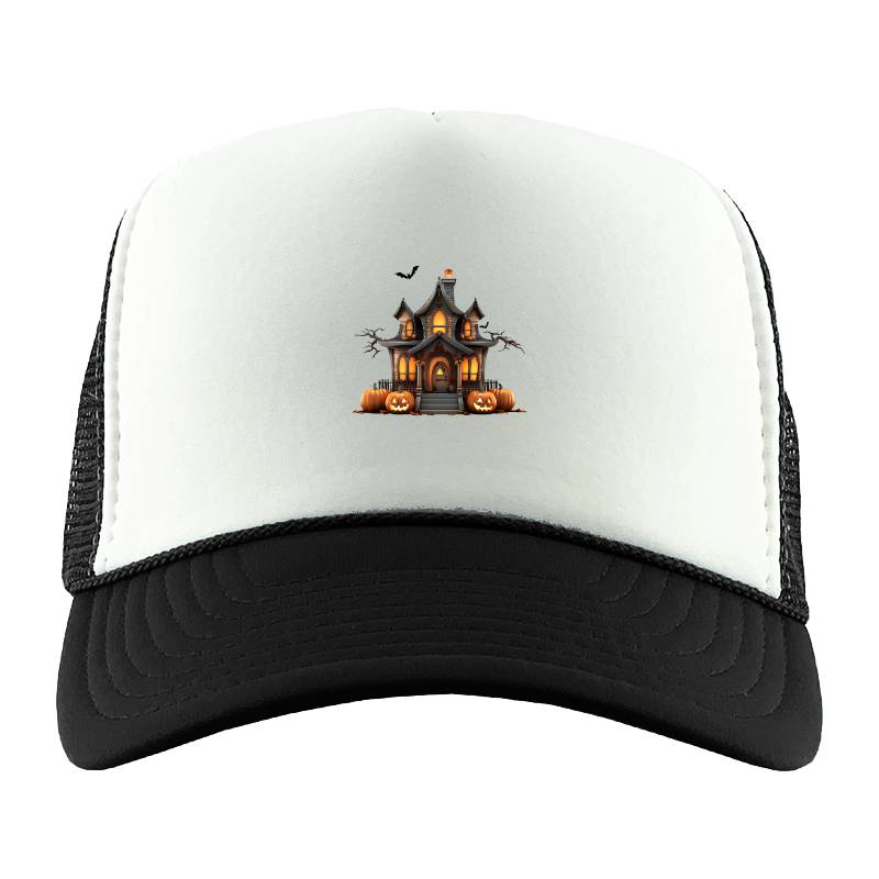 Halloween Pumpkin Trucker Hat