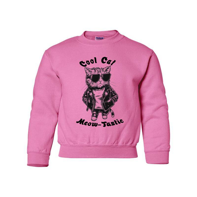 Cool Cat Youth Crewneck Sweatshirt 