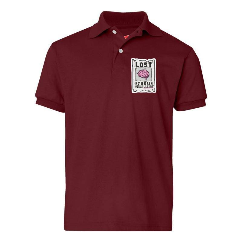 Lost My Brain Polo T-Shirt