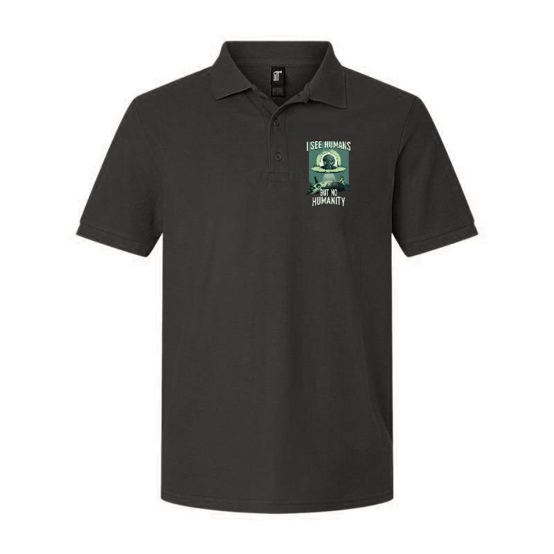 I See Humans But Nı Humanity Polo T-Shirt