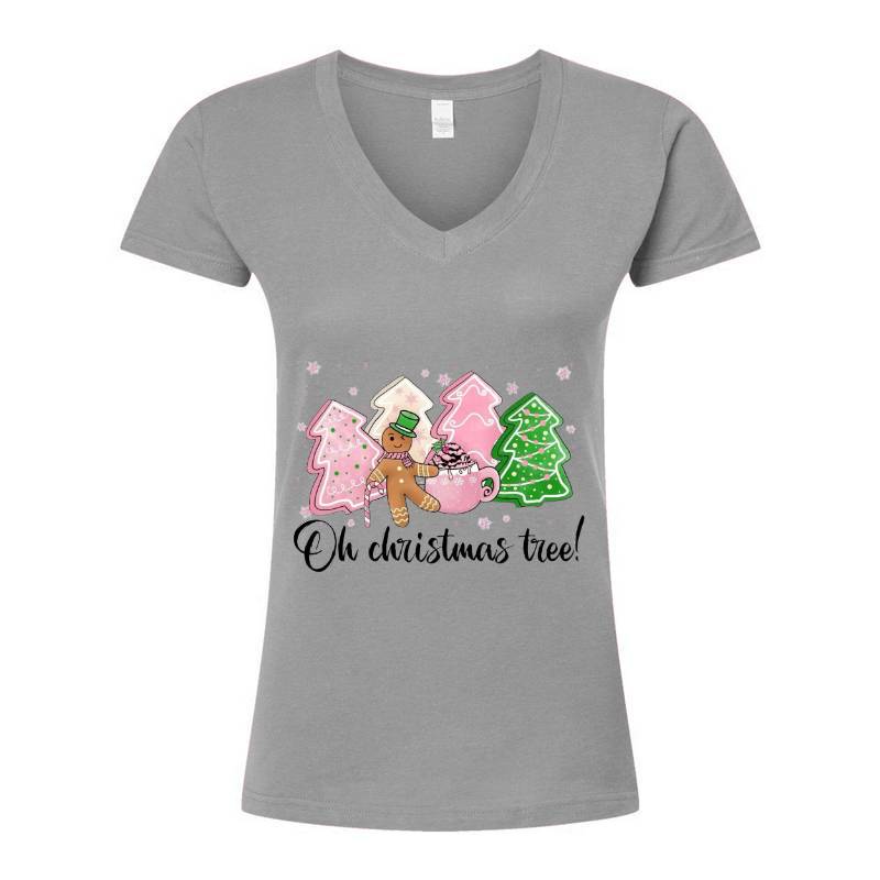 Cristmas Tree V-Neck T-Shirt