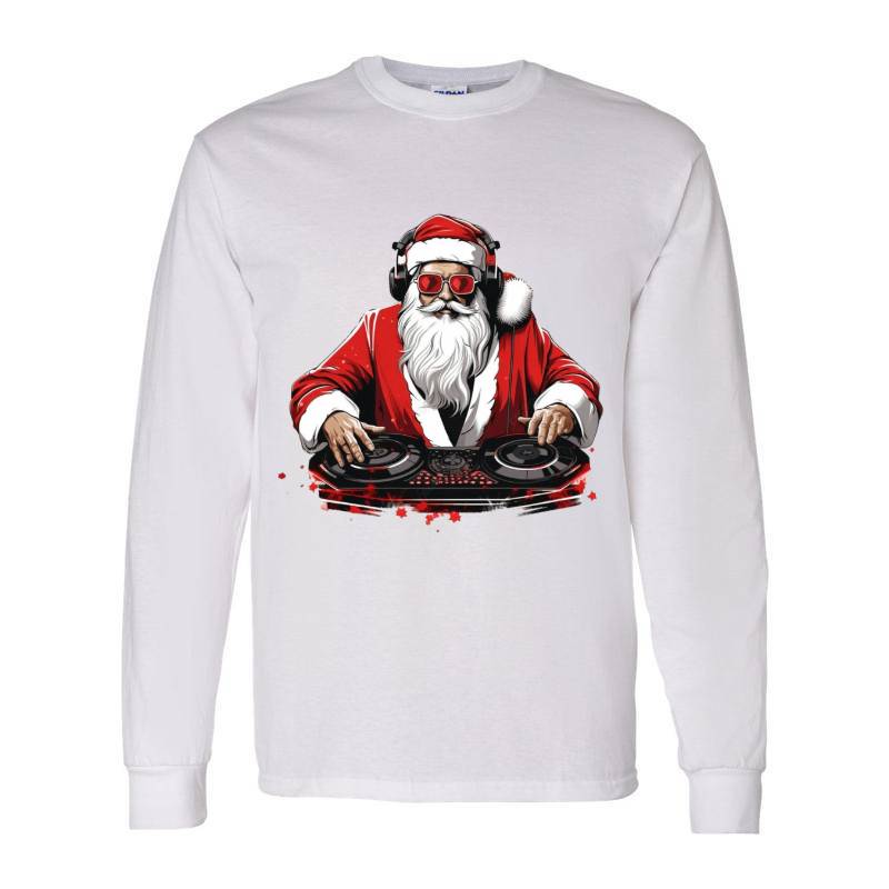 Dj Santa Long Sleeve Shirt