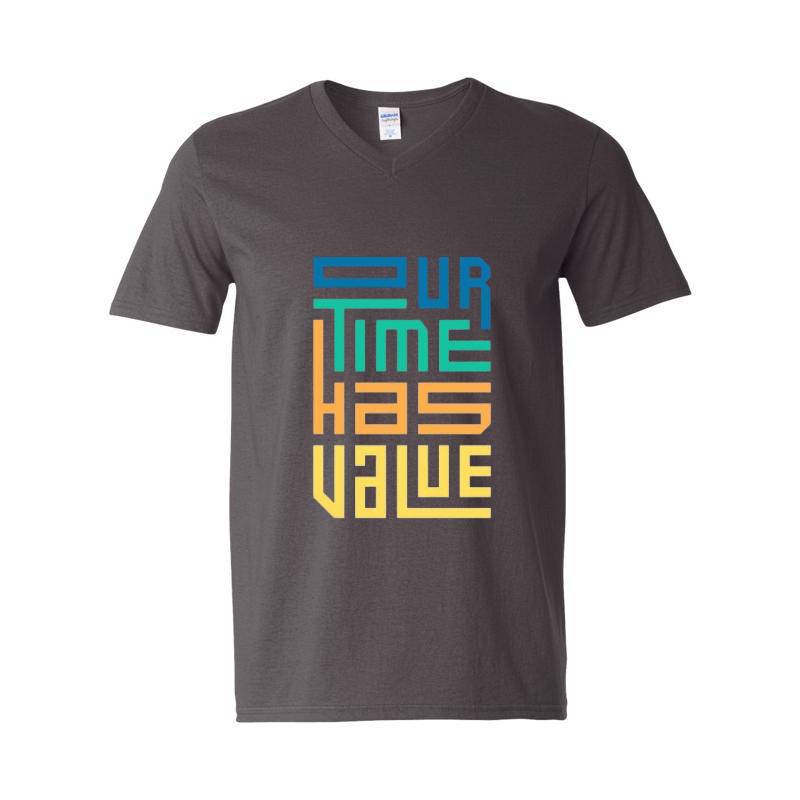 Time Has Value V-Neck T-Shirt