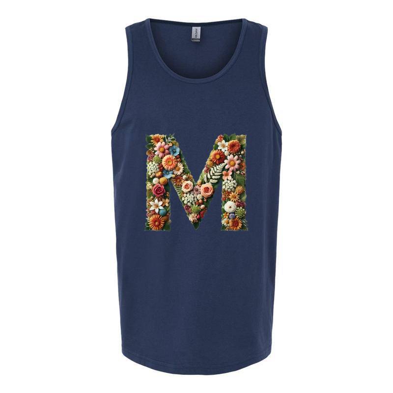 Letter M Tank Top T-Shirt