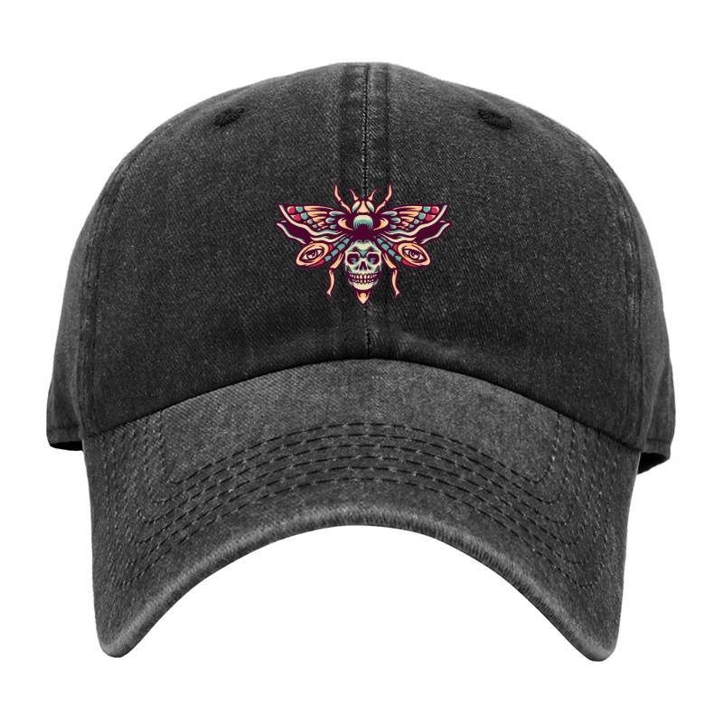 Butterfly Skull Baseball Cap