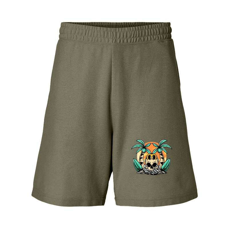 Palm and Skull Short