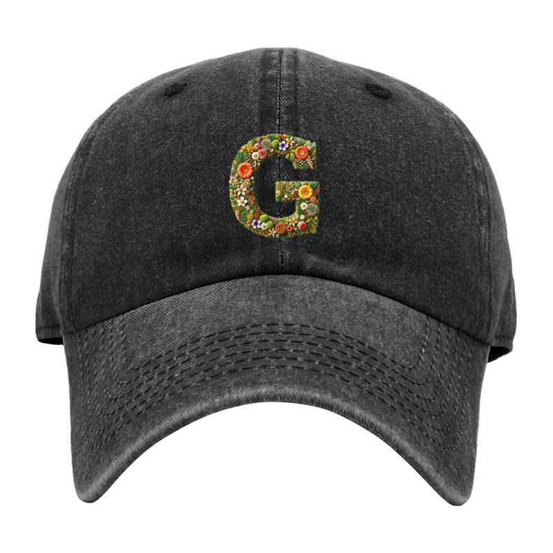 Letter G Baseball Cap