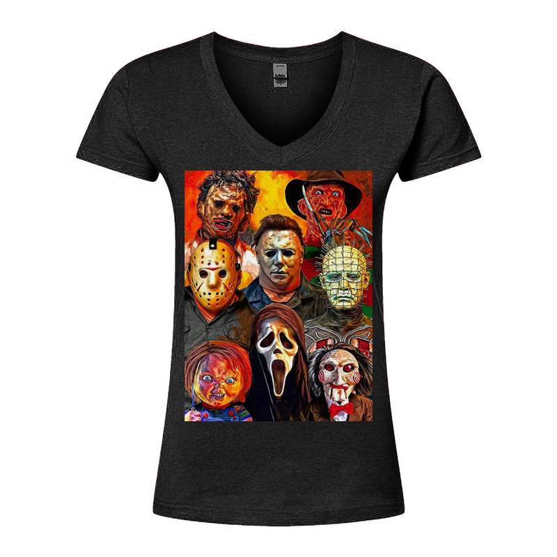 Halloween V-Neck T-Shirt