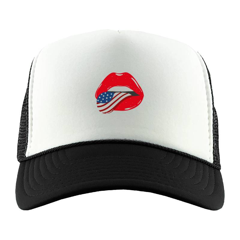 American Flag Trucker Hat