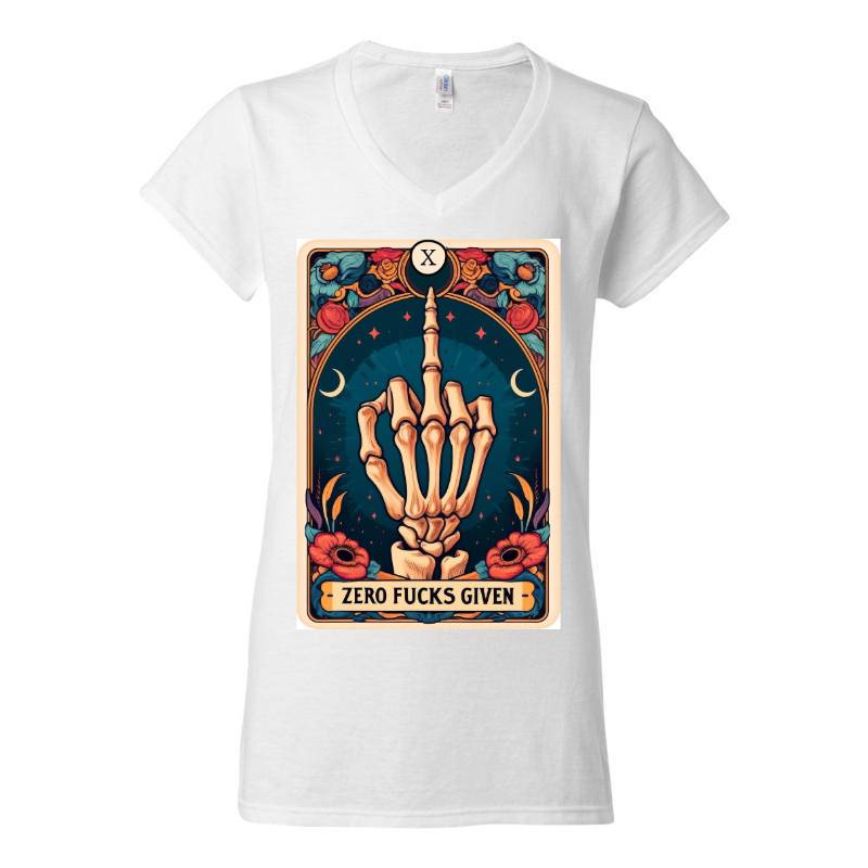 Zero Fucks Given V-Neck T-Shirt