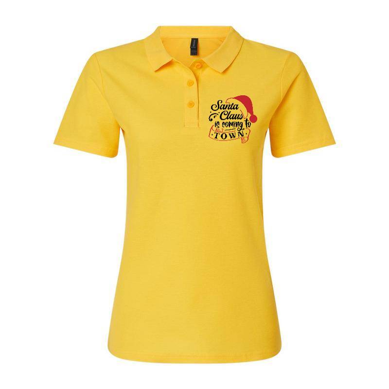 Santa Claus Is Coming To Town Polo T-Shirt