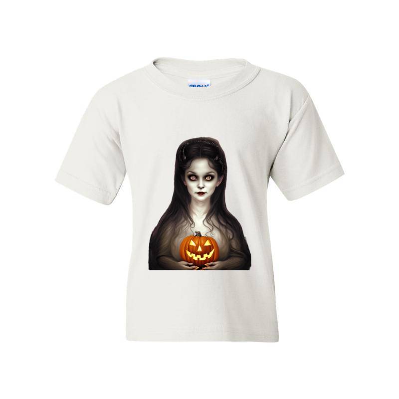 Halloween A Cute Vampire Head Face T-Shirt