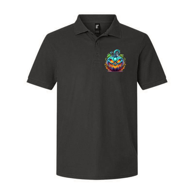 Scary Pumpkin Polo T-Shirt
