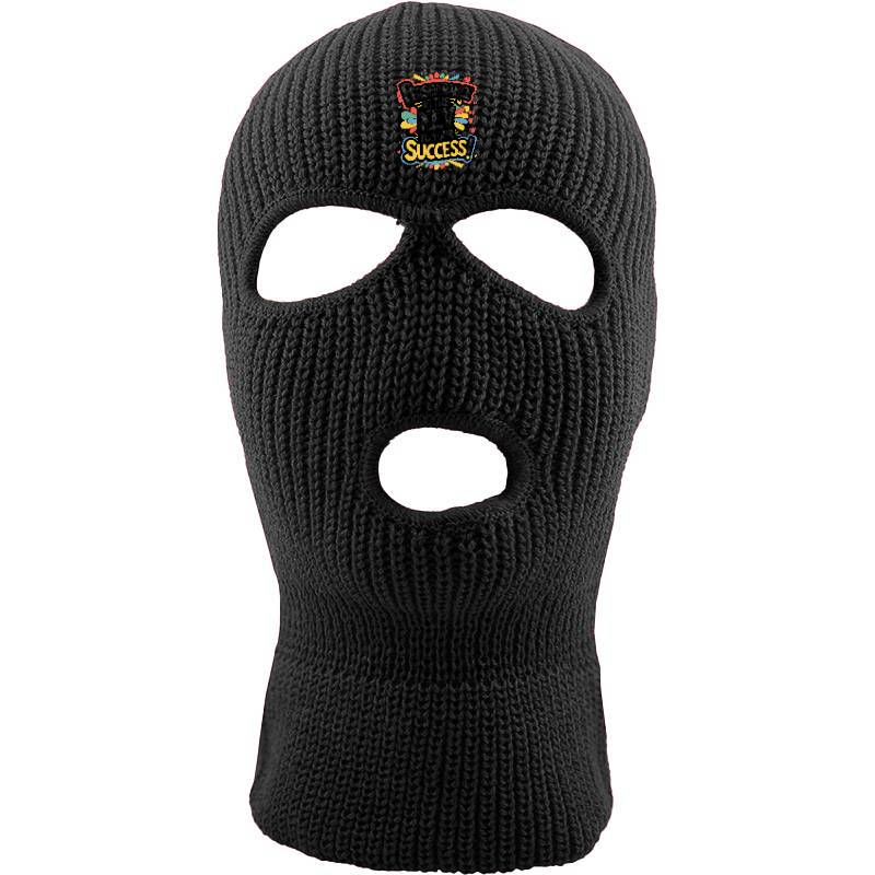 Perseverance Is The Key Success Three hole mask