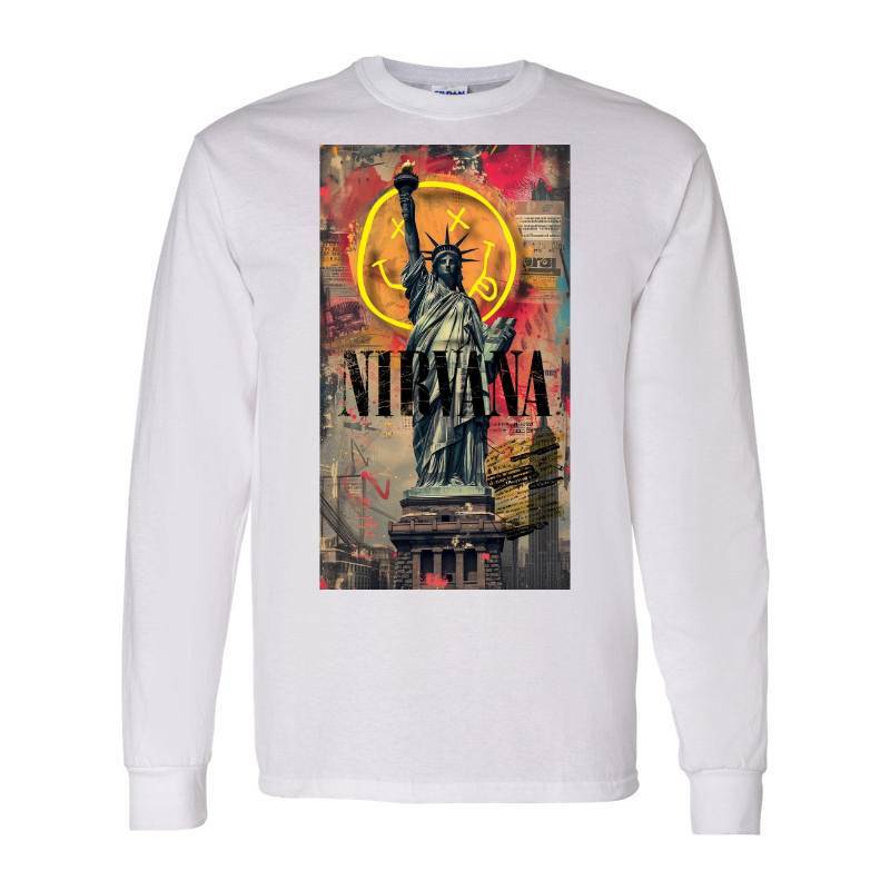 Nirvana America Long Sleeve Shirt