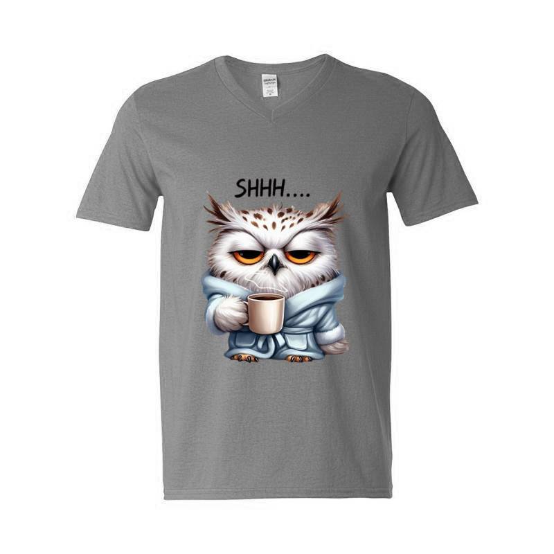 Owl V-Neck T-Shirt