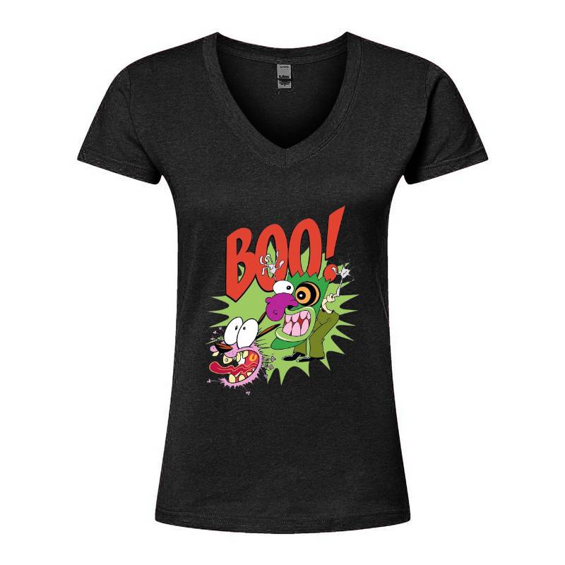 Boo V-Neck T-Shirt