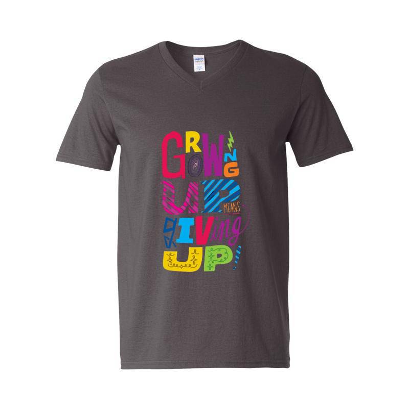 Growing Up V-Neck T-Shirt