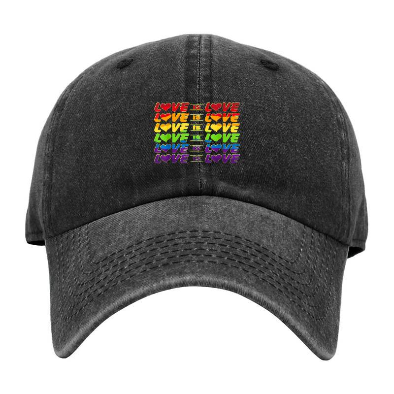 Decoration Love Is Love Baseball Cap