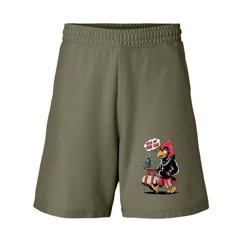 Riss Up Red Sar Short