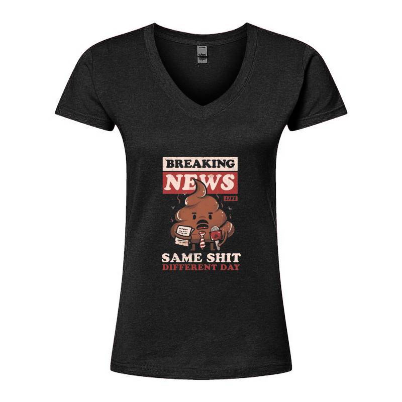 Breaking news V-Neck T-Shirt