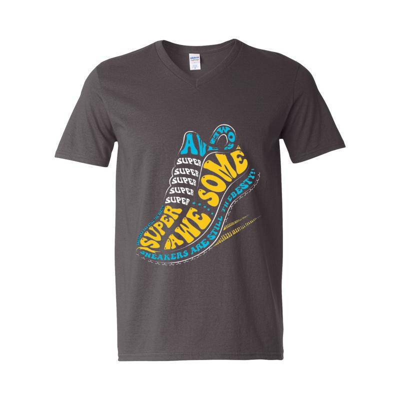 Design Shoe V-Neck T-Shirt