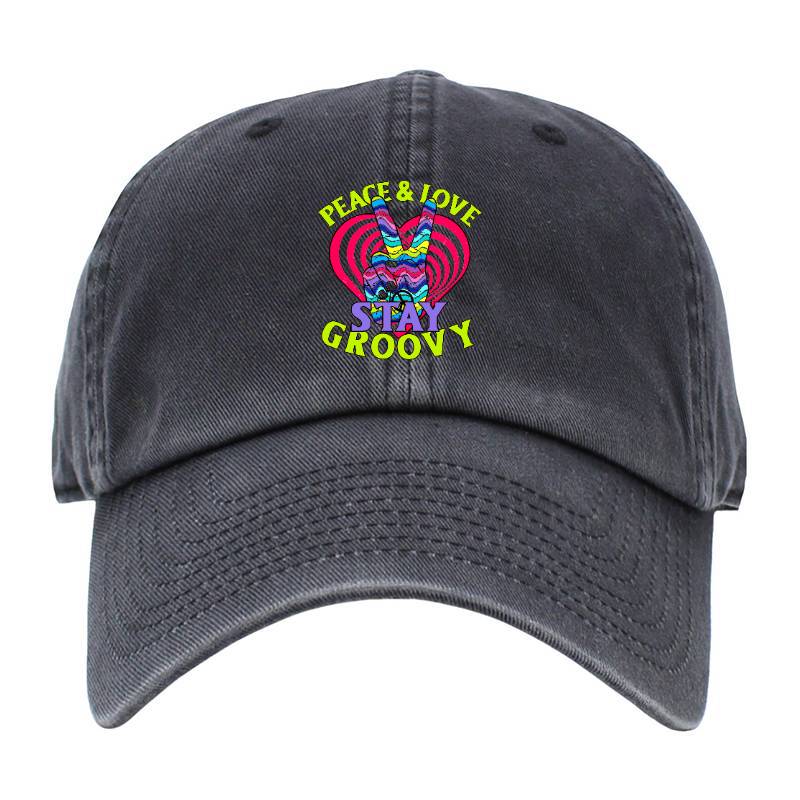 Peace Love Baseball Cap