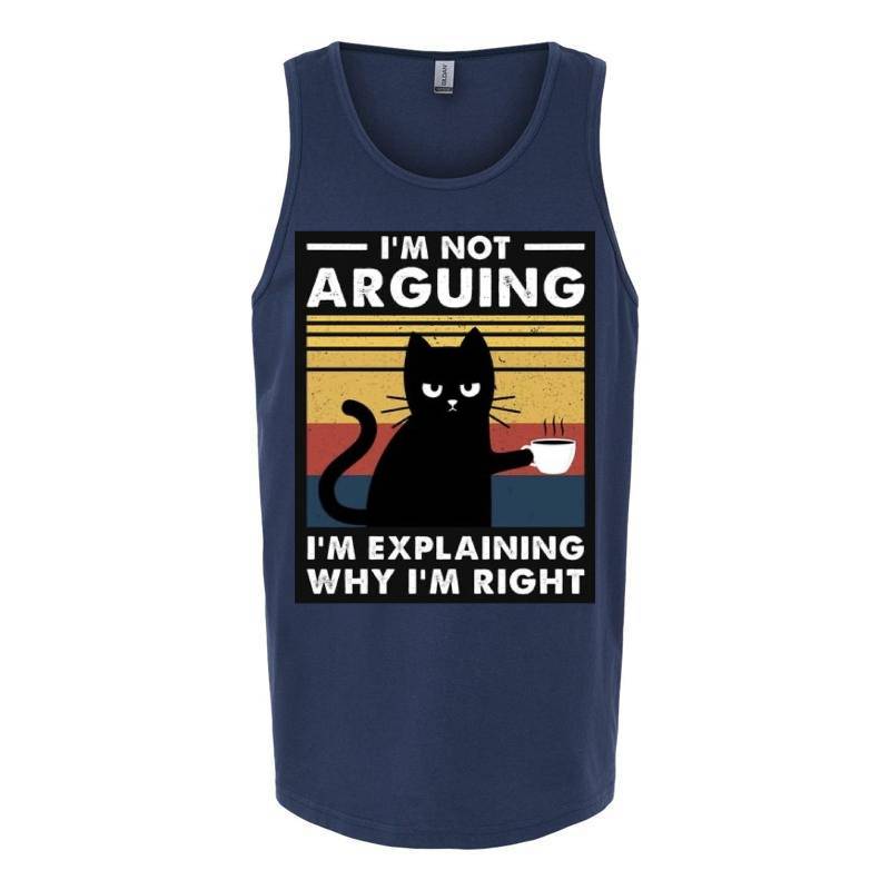 Wise Cat Tank Top T-Shirt