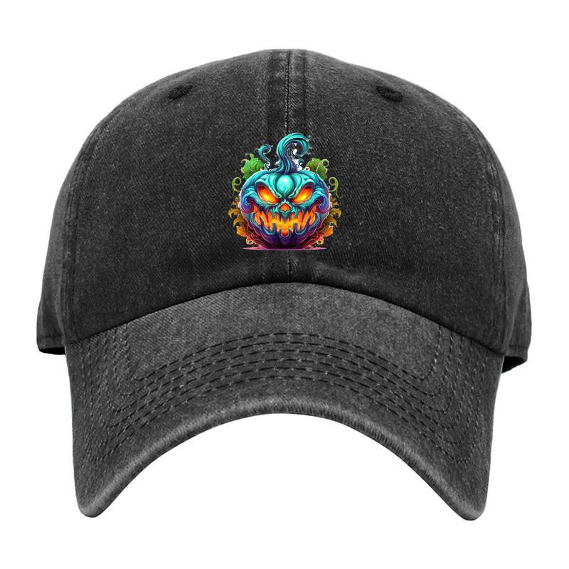 Scary Pumpkin Baseball Cap